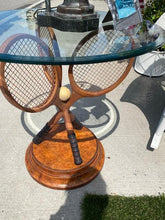 Rare  Wicker Wimbledon Collection by Henry Link 13 Pieces End Table with Tennis Racquet