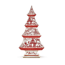 Chinoiserie   Christmas Tree Blue & Red