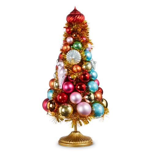 18" Ornament Tree On Pedestal