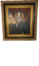 Regal Dog Oil Painting