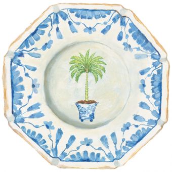 Potted Palms Die-Cut Placemat - 1 Per Package