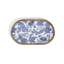 Batik Hand-Crafted Wood Oval Platter