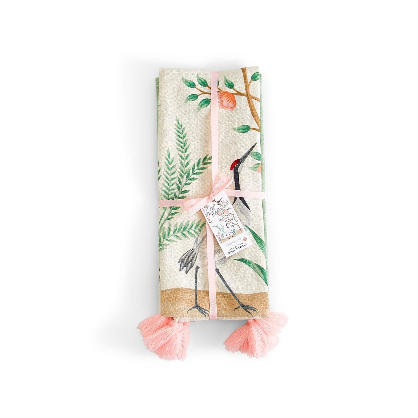 Flora and Fauna Dish Towel Set