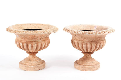 Terra Cotta Pedestals and Jardinieres