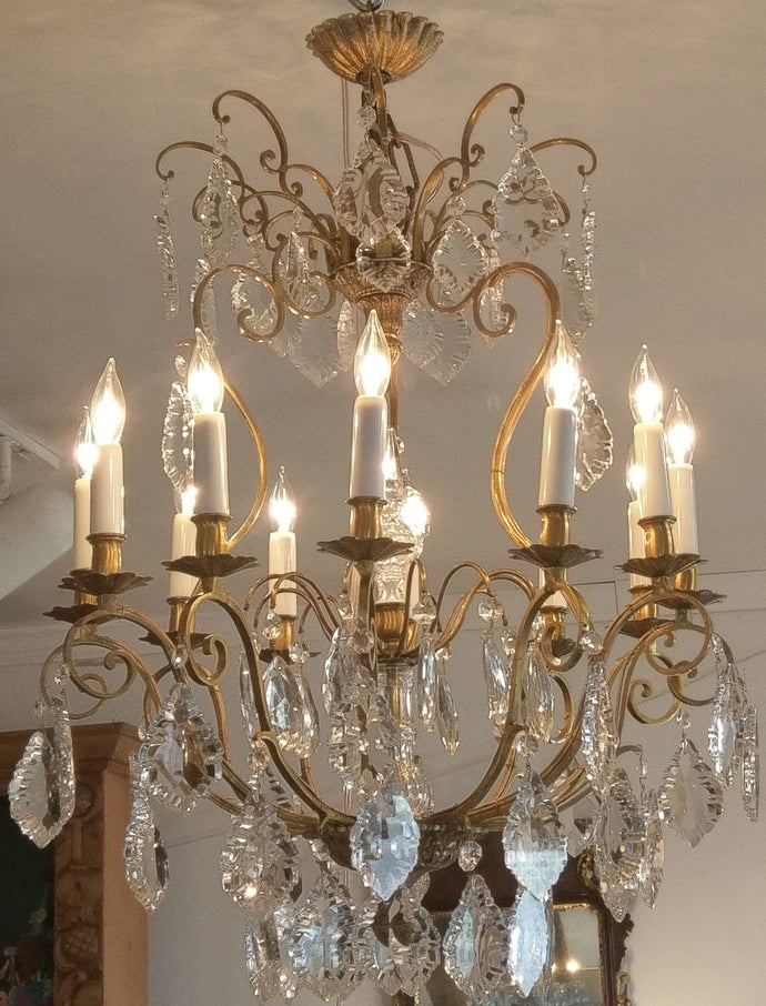 Ornate French 1920s Chandelier