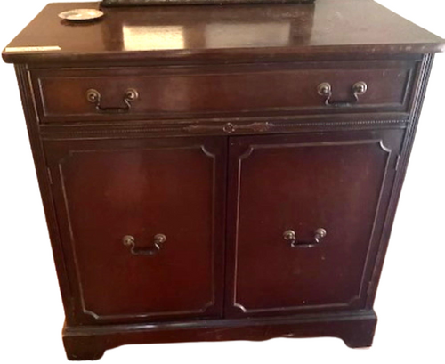 Lacquer Design Your Own Pair of Matching Mahogany Chests/Cupboards