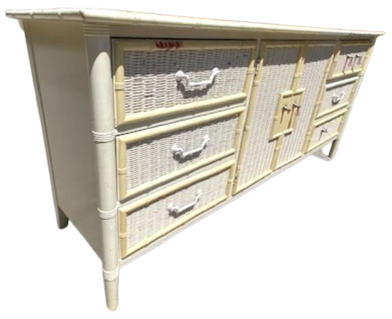 Lacquer Design Your Own Dixie Aloha Bamboo Buffet/Credenza