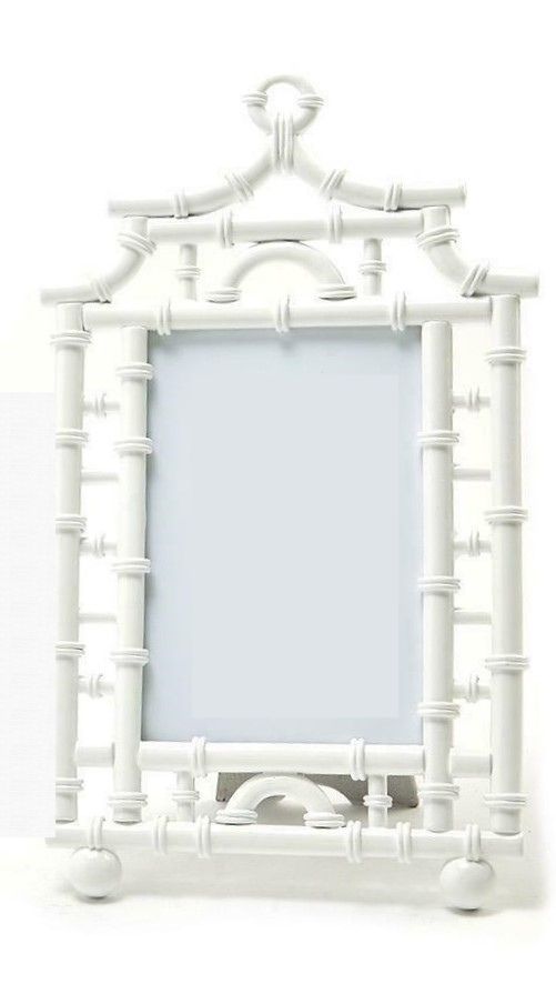 Sold Stylish White Pagoda Frame