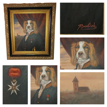 Regal Dog Oil Painting