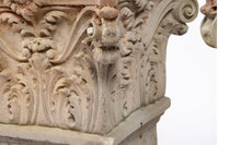 Classic Pair Of Corinthian Capital Column Pedestals