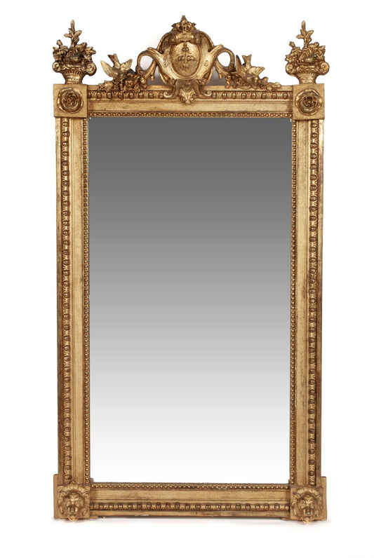 Antique Victorian Giltwood Mirror