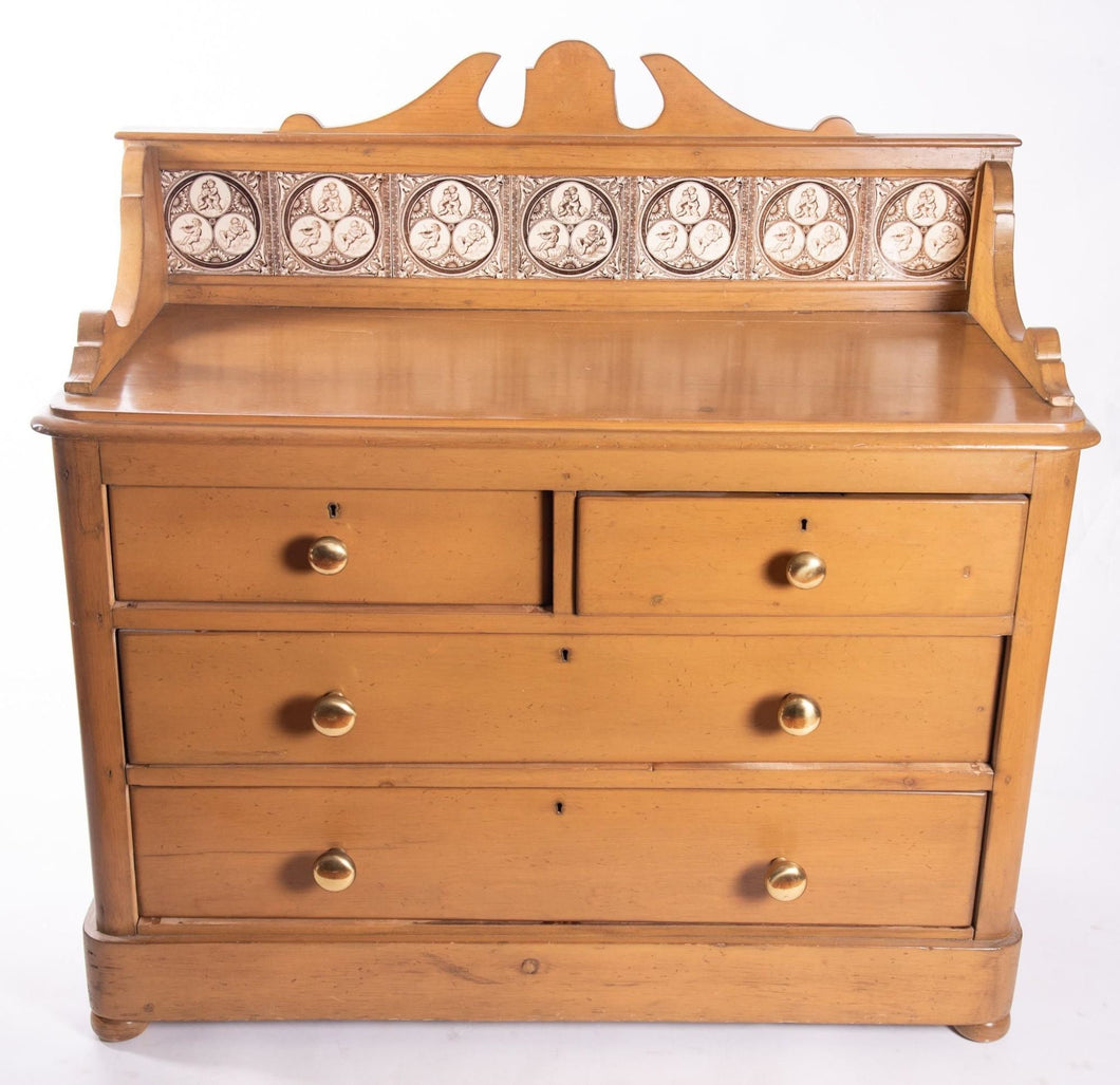 Antique English Pine Dresser/Chest of Drawers