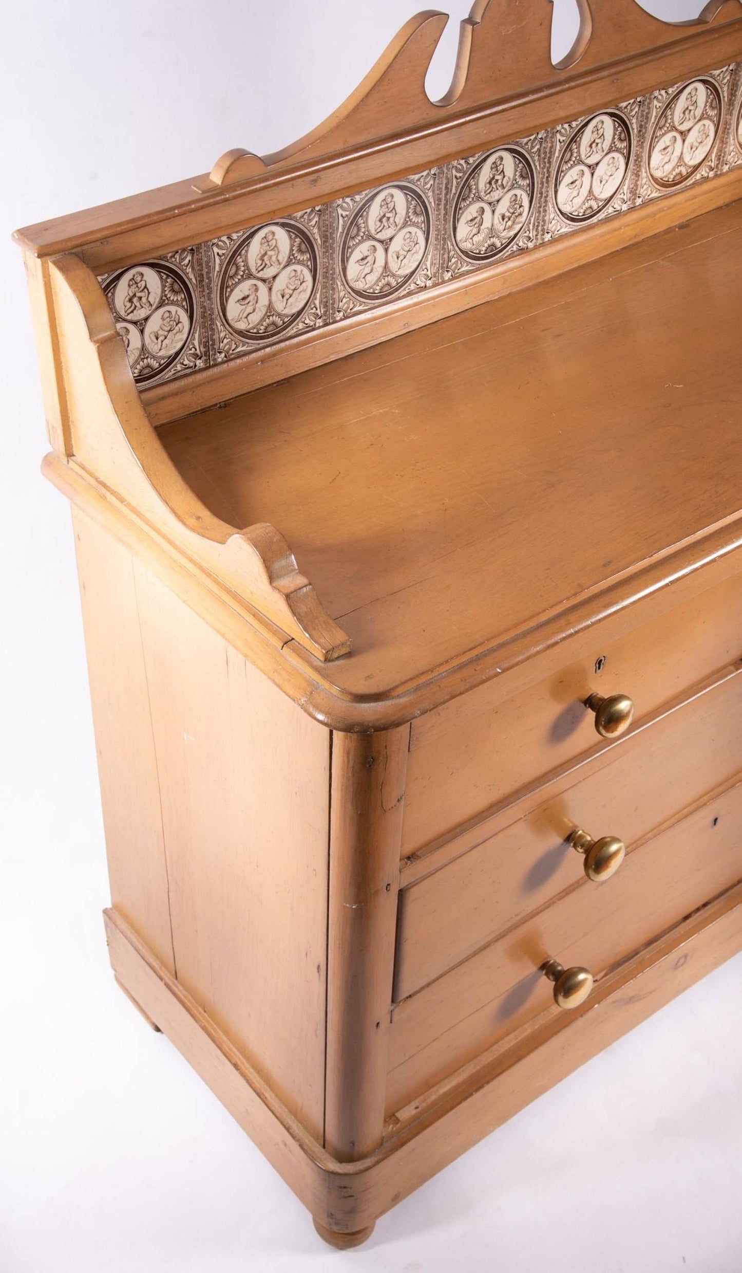 Antique English Pine Dresser/Chest of Drawers