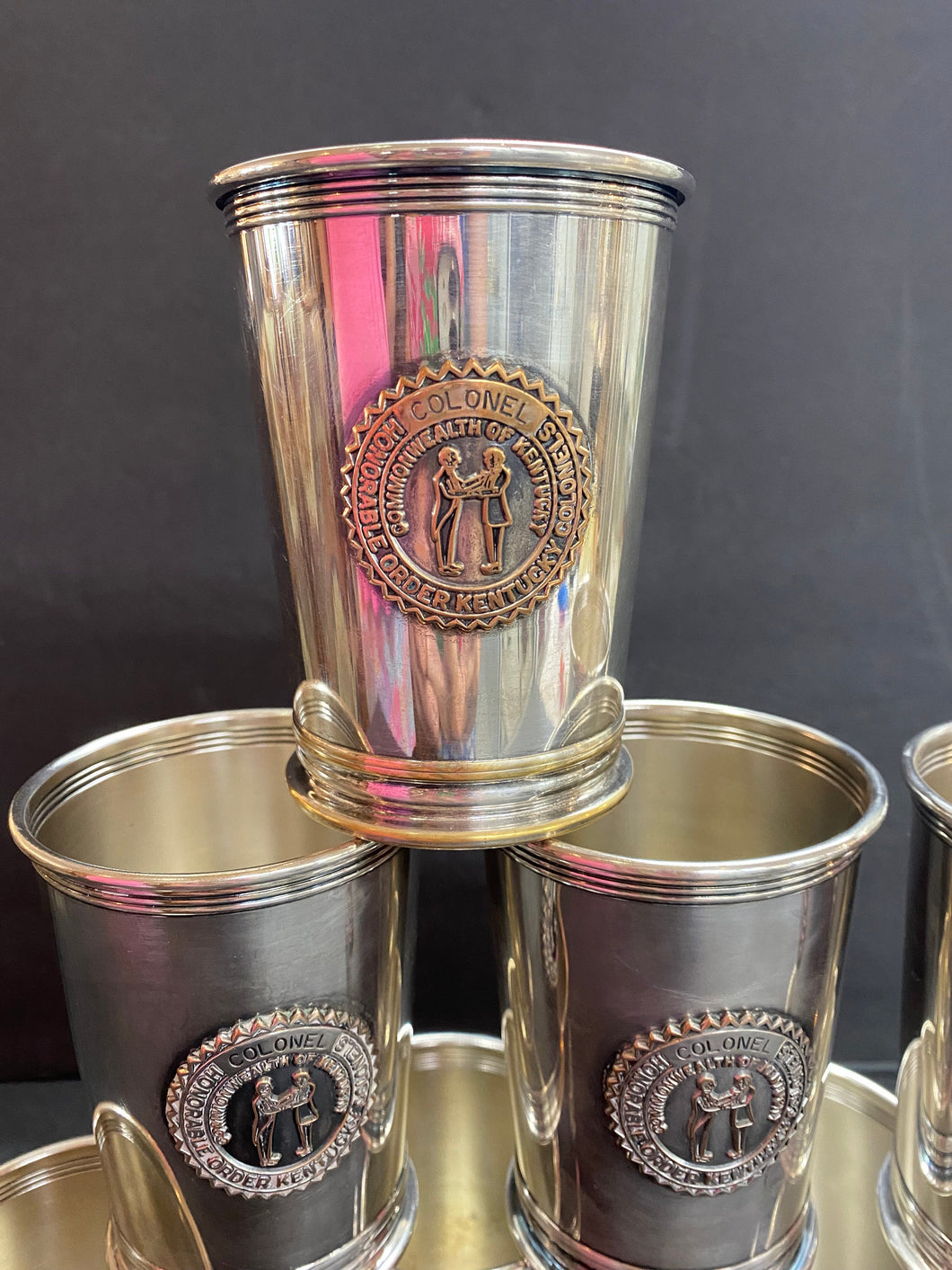 Mint Julep Cups Kentucky Colonels – Emporium St. Louis