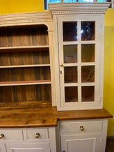 Great 2 Piece Pine Cupboard/ Dresser