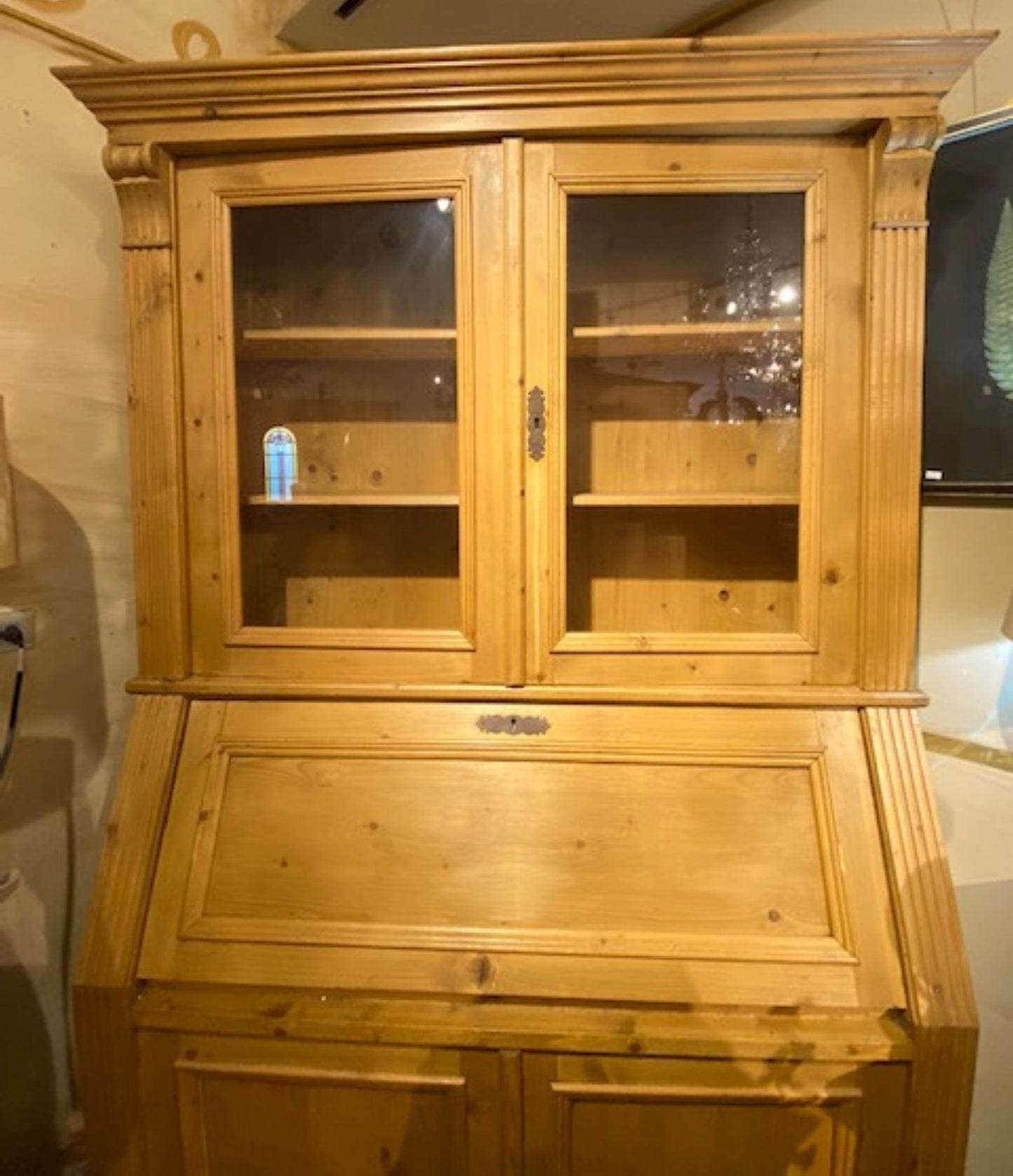 English Pine Secretary