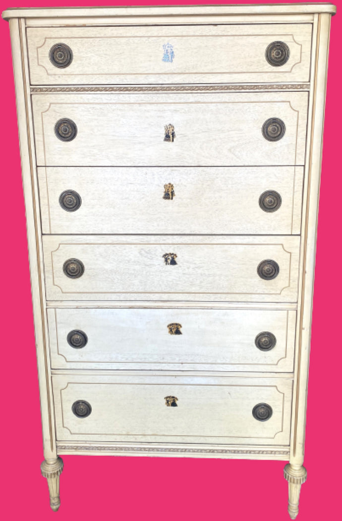 LACQUER DESIGN  6 Drawer Chest