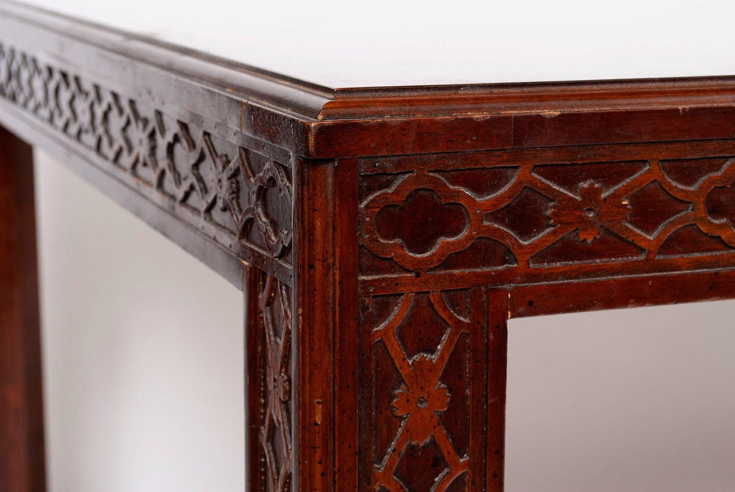 LACQUER DESIGN  Bakers?  Chippendale Style Dining Table