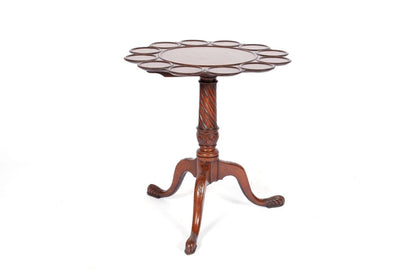 Antique English tilt top Table