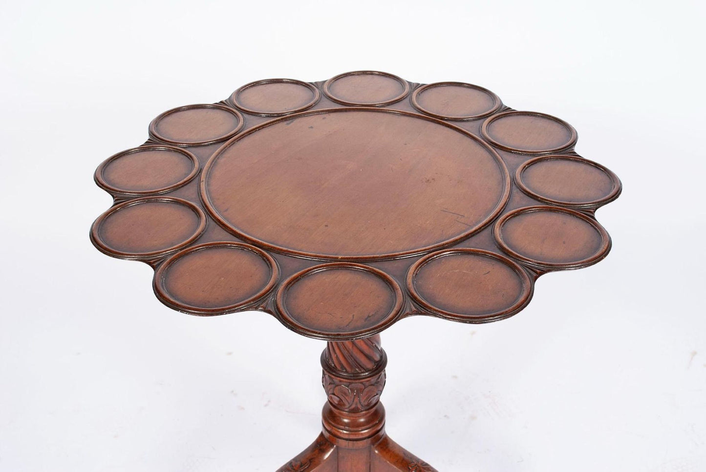 Antique English tilt top Table