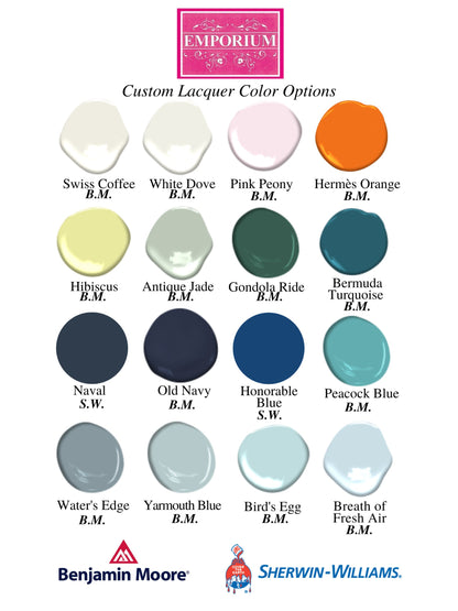 LACQUER DESIGN  Your Bakers Lingerie Chest   a Pair