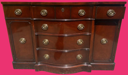 LACQUER DESIGN  Your Own Drexel  Bow Front Buffet / Sideboard