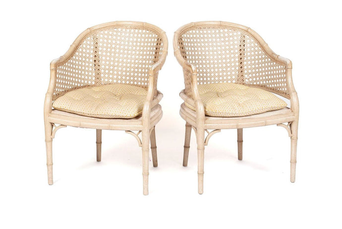 LACQUER DESIGN Your Own Vintage Bamboo Arm Chairs