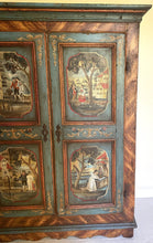 SOLD Beautiful Antique  Austrian Painted Armoire