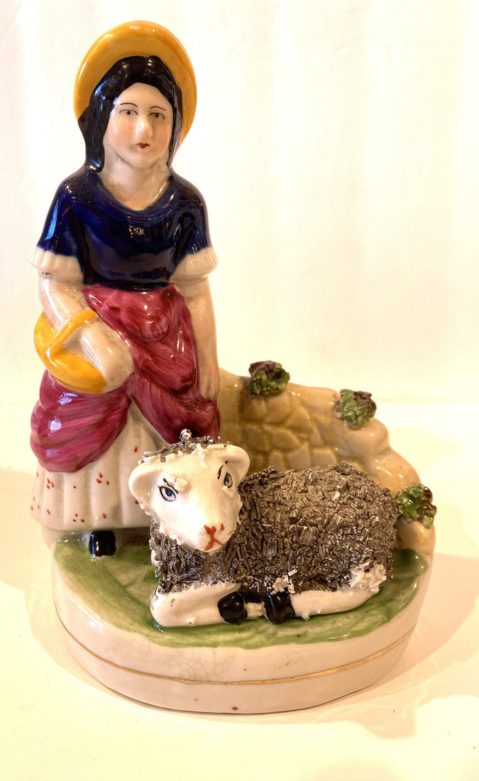 Antique Staffordshire Sheep