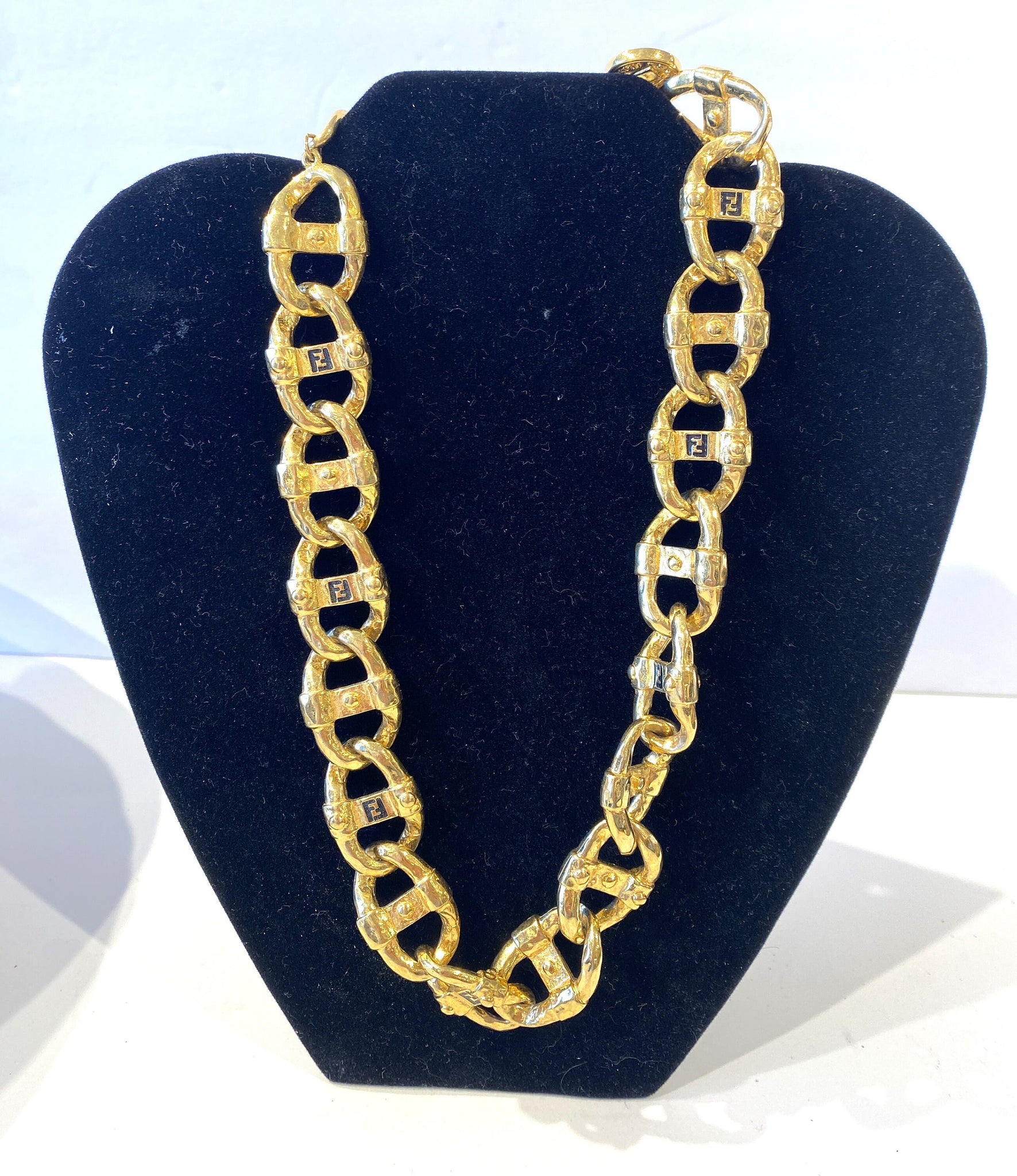 Vintage Fendi Dogani Necklace Choker Emporium St Louis vintage-fendi-dogani-necklace-choker-emporium-st-louis