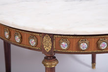 Antique Pair  Louis XVI Style Circular Low / Coffee Tables