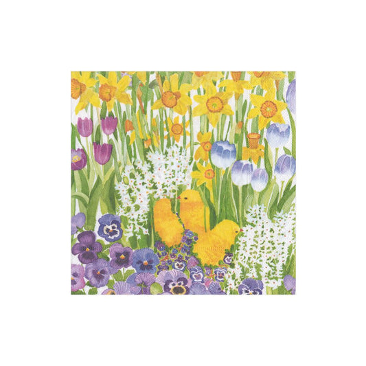 Easter Garden Paper Luncheon Napkins - 20 Per Package